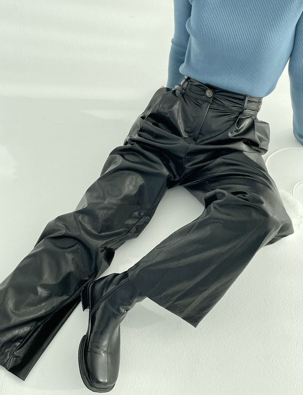 Leather pants(2colors)